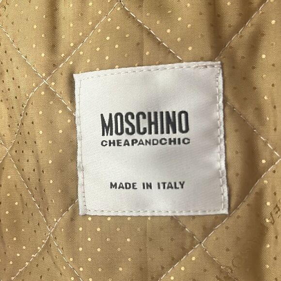 Moschino Brown Botton Front Coat - Picture 7 of 8